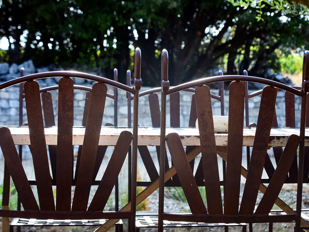 chaises-fer-forge